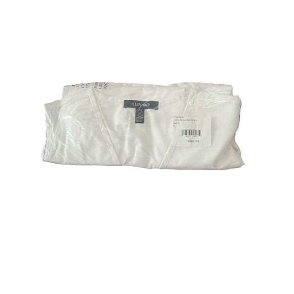 Ellen Tracy Sleeveless Faux Wrap Peplum Top Size Small - Picture 5 of 5